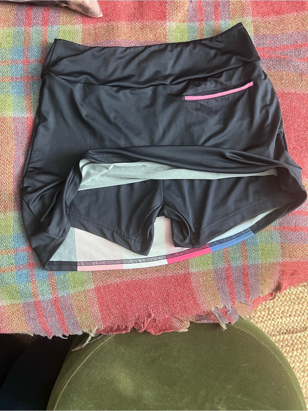 Women’s Active Skort with Pink Zip Accent